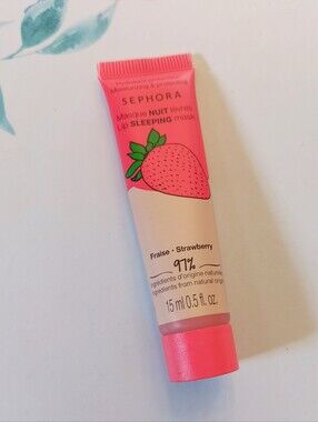 Sephora Moisturizing & Protecting Strawberry Lip Sleeping Mask 97%Natural